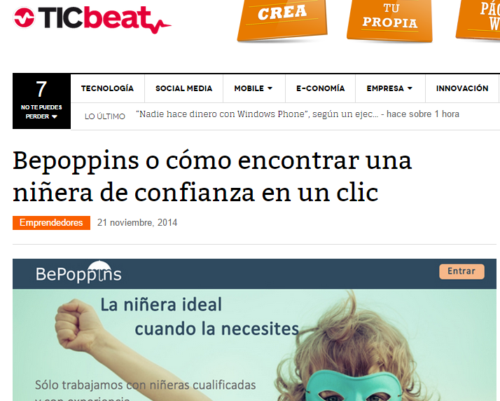 Nota de prensa